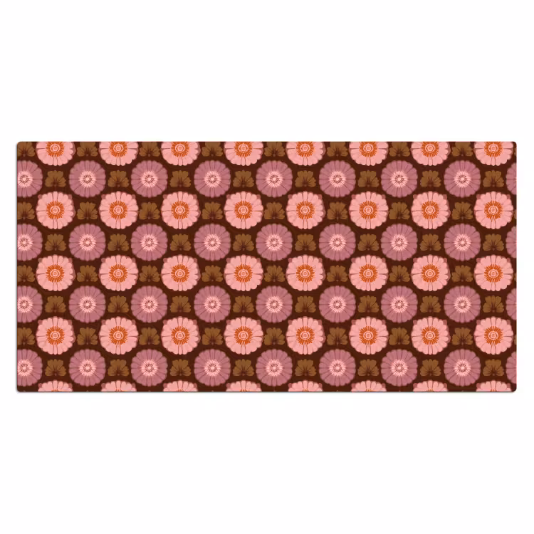 Bureau onderlegger - Retro - Madelief - Roze — 2