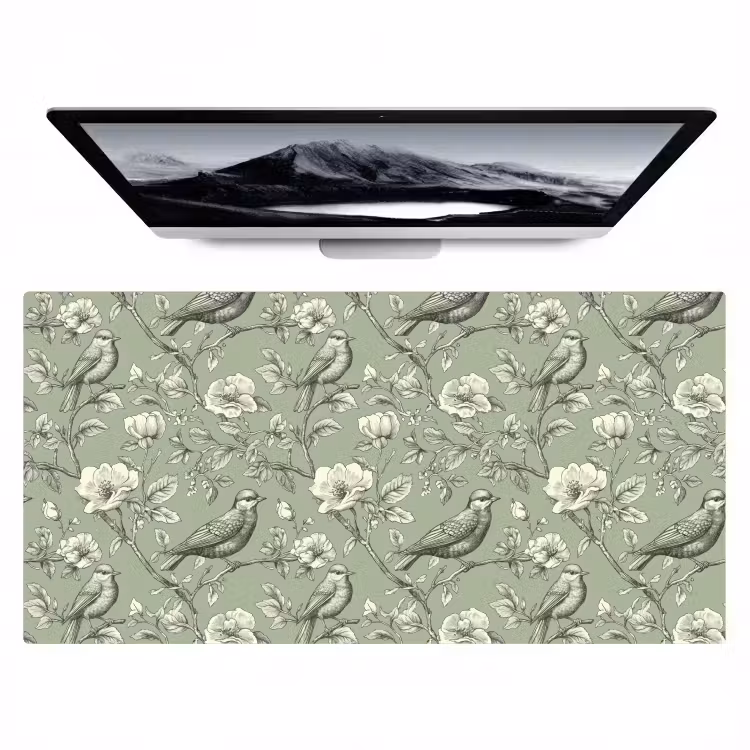Bureau onderlegger - Klassiek - Botanisch - Groen — 1