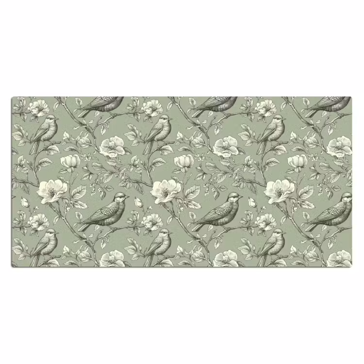 Bureau onderlegger - Klassiek - Botanisch - Groen — 2