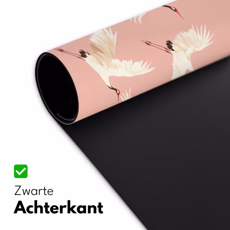 Bureau onderlegger - Modern - Kraanvogels - Roze — 5