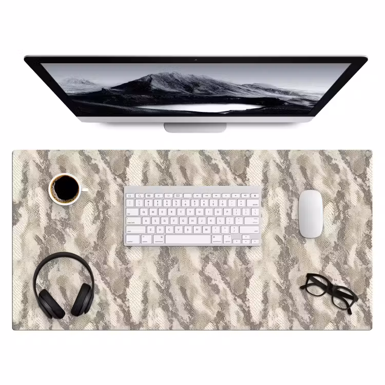 Bureau onderlegger - Slang - Patroon - Taupe — 4