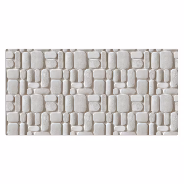 Bureau onderlegger - Reliëf - Structuur - Wit — 2