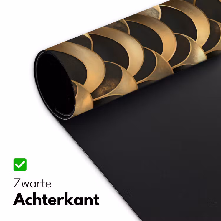 Bureau onderlegger - Schubben - Structuur - Goud — 5