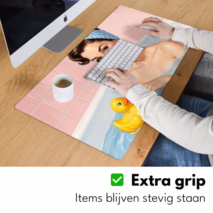Bureau onderlegger - Badkamer - Eend - Blauw — 6
