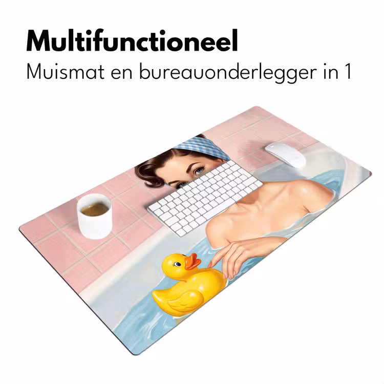 Bureau onderlegger - Badkamer - Eend - Blauw — 7