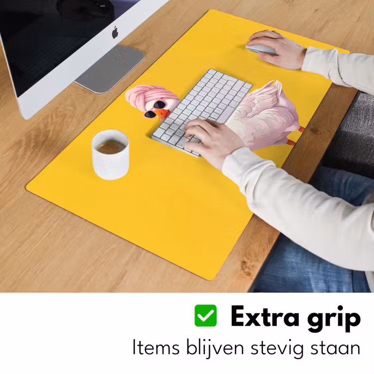 Bureau onderlegger - Eend - Zonnebril - Geel — 6