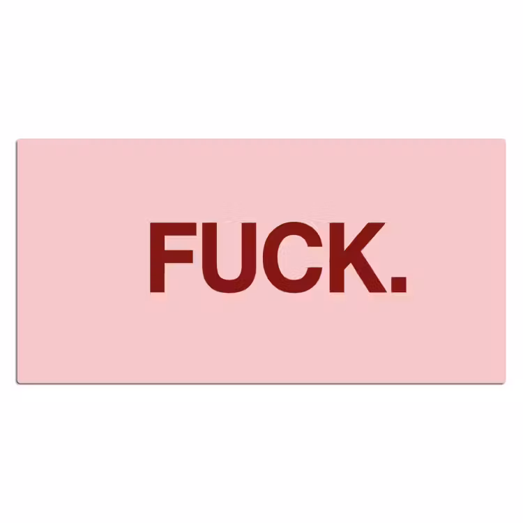 Bureau onderlegger - Statement - Krachtig - Roze — 2
