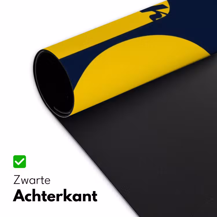 Bureau onderlegger - Think big - Blauw - Geel — 5