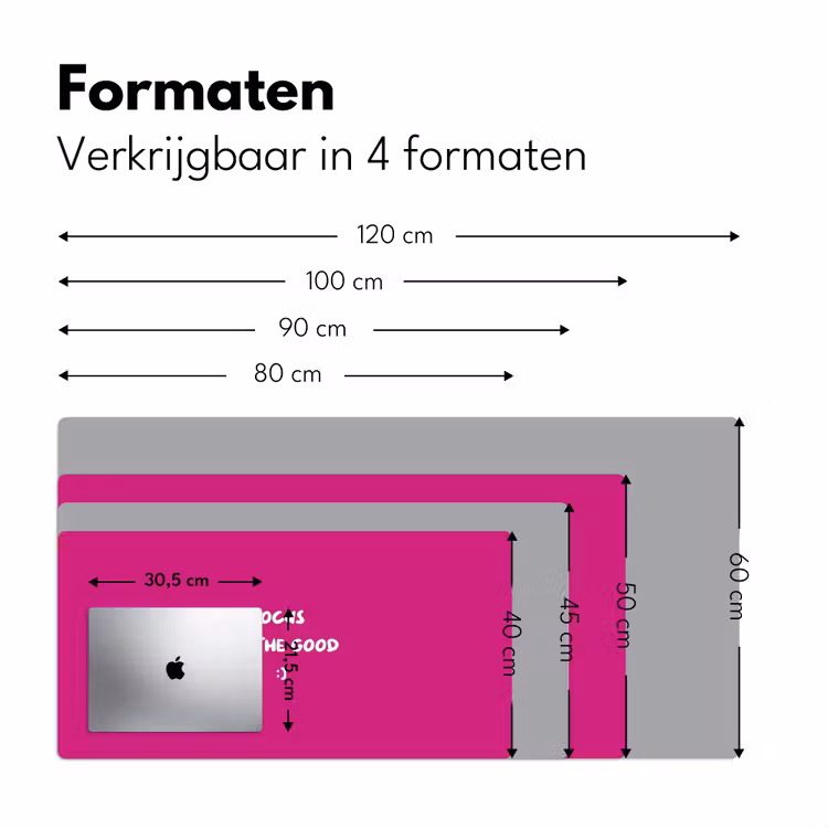 Bureau onderlegger - Focus - Smiley - Roze — 8