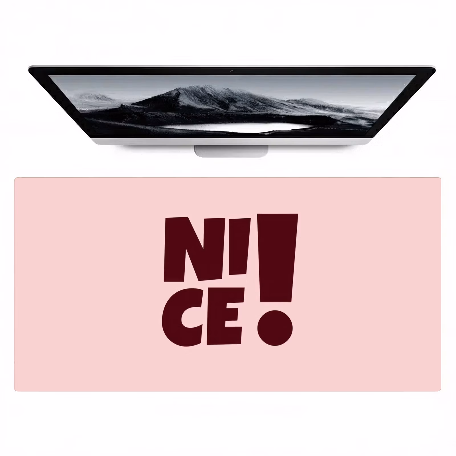 Bureau onderlegger - Nice - Uitroepteken - Roze — 1