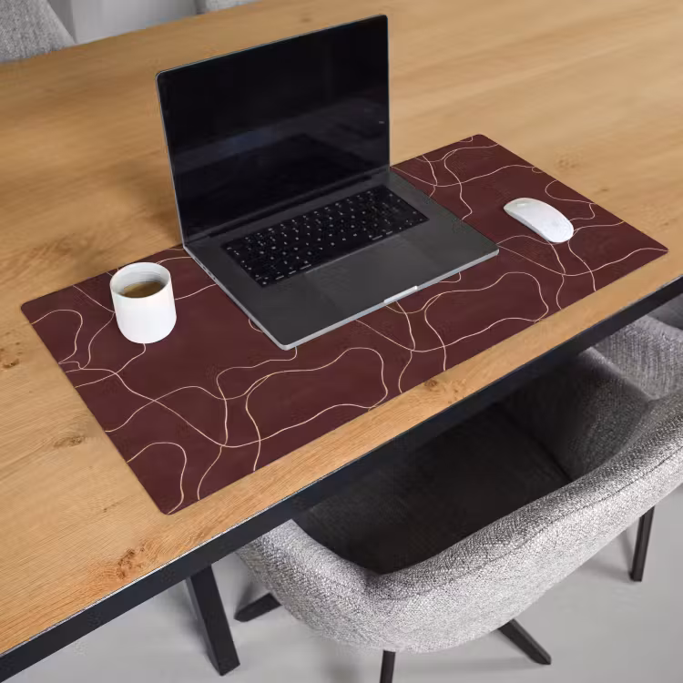 Bureau onderlegger - Abstract - Modern - Bruin — 3