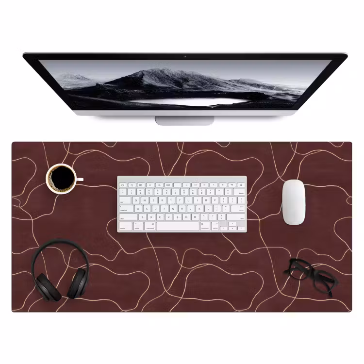 Bureau onderlegger - Abstract - Modern - Bruin — 4