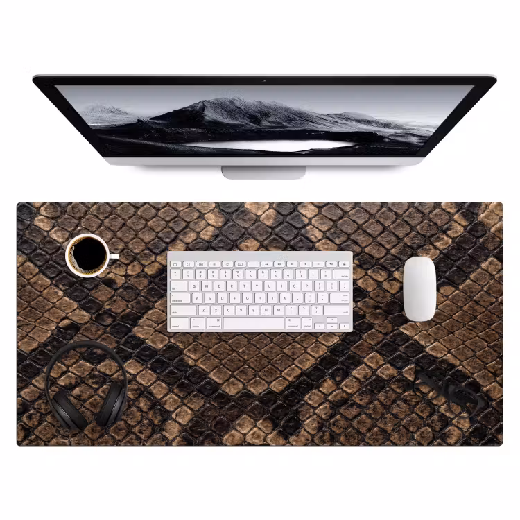 Bureau onderlegger - Python - Schubben - Brons — 4