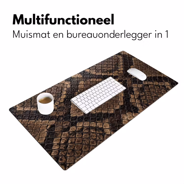 Bureau onderlegger - Python - Schubben - Brons — 7