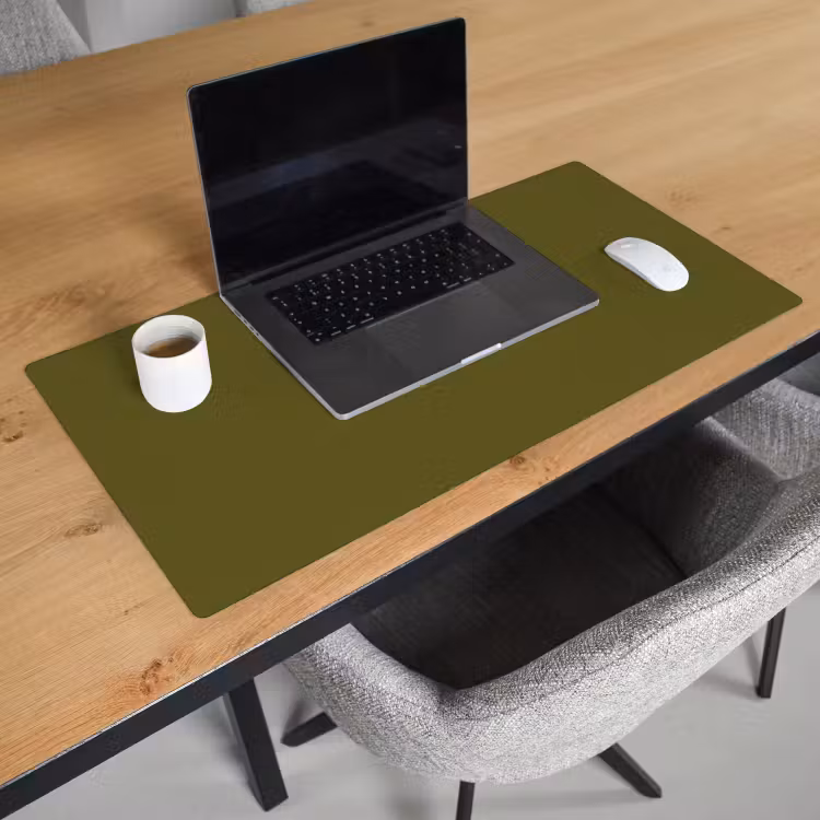 Bureau onderlegger - Dark - Olive - Groen — 3