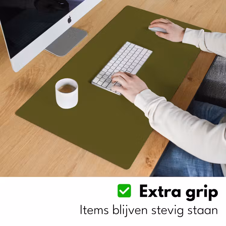 Bureau onderlegger - Dark - Olive - Groen — 6