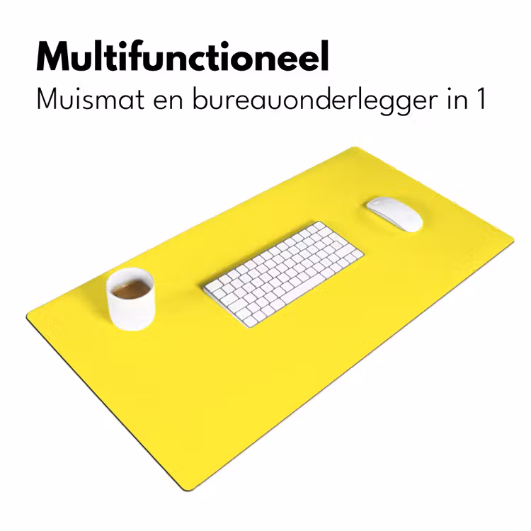 Bureau onderlegger - Soft - Custard - Geel — 7