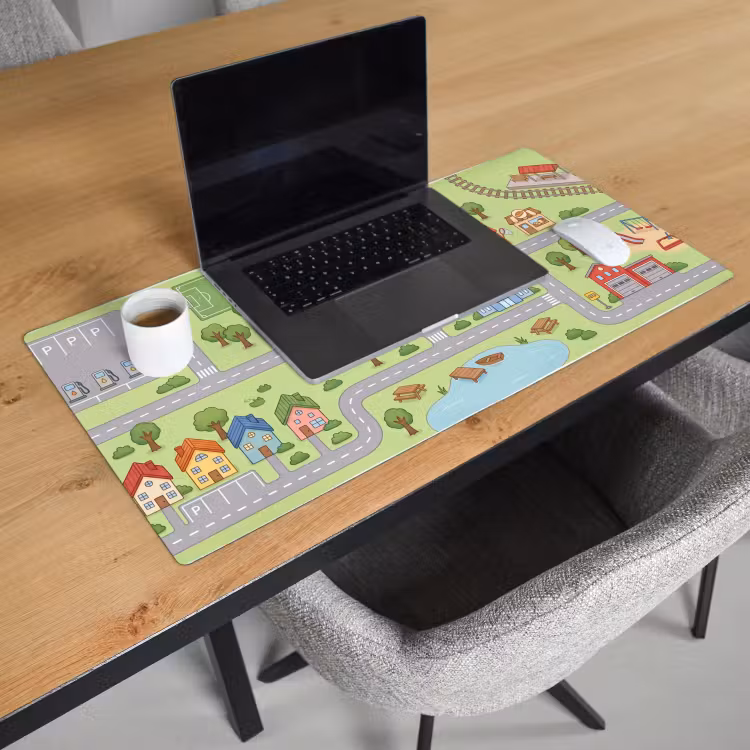 Bureau onderlegger - Plattegrond - Dorp - Kind — 3