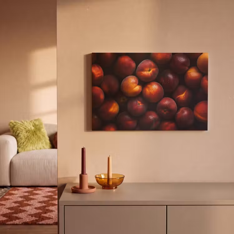Canvas schilderij - Fruit - Close up - Nectarines — 1