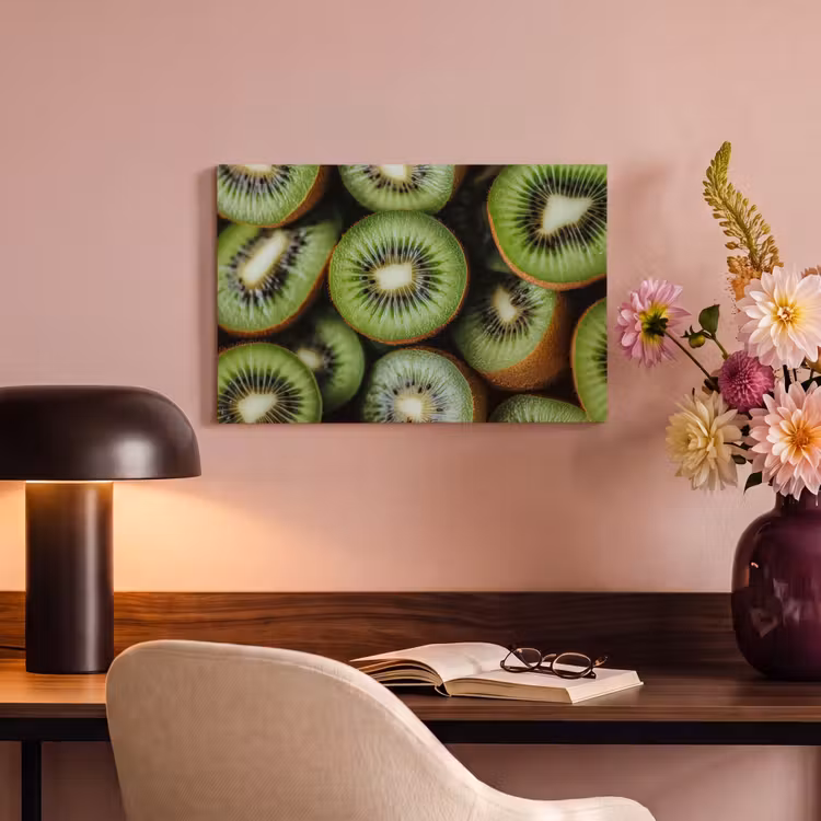 Canvas schilderij - Kiwi - Fruit - Groen — 3