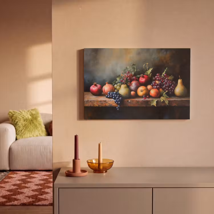 Canvas schilderij - Rustiek - Stilleven - Fruit — 1