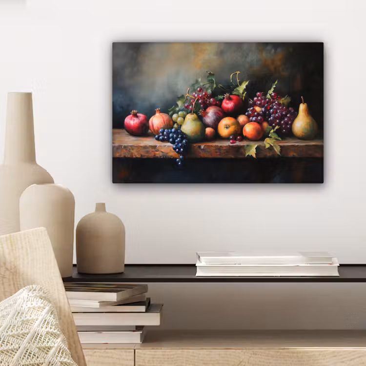 Canvas schilderij - Rustiek - Stilleven - Fruit — 4