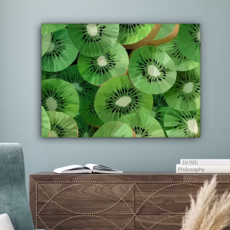 Canvas - Kiwi - Groen - Pitten — 1