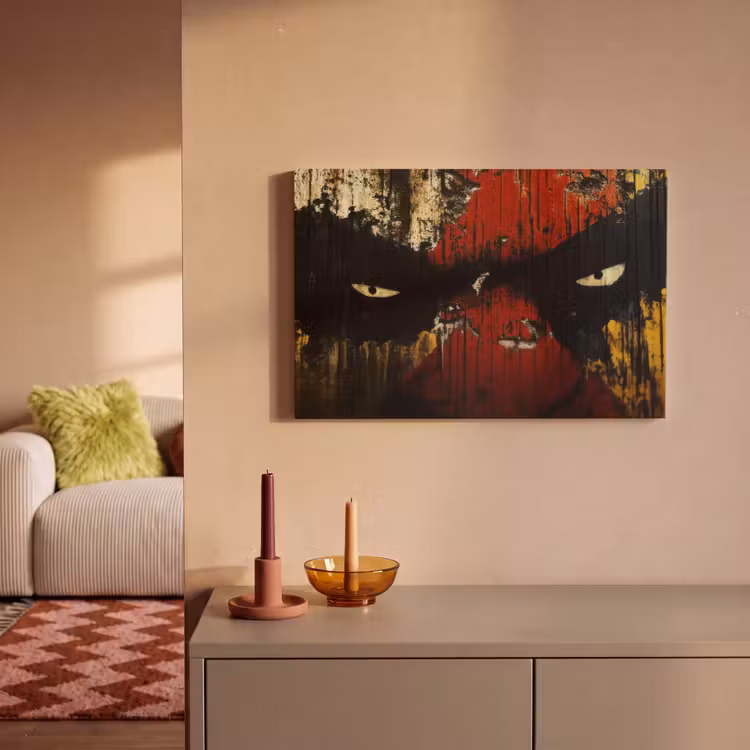 Canvas schilderij - Graffiti - Ogen - Abstract — 1