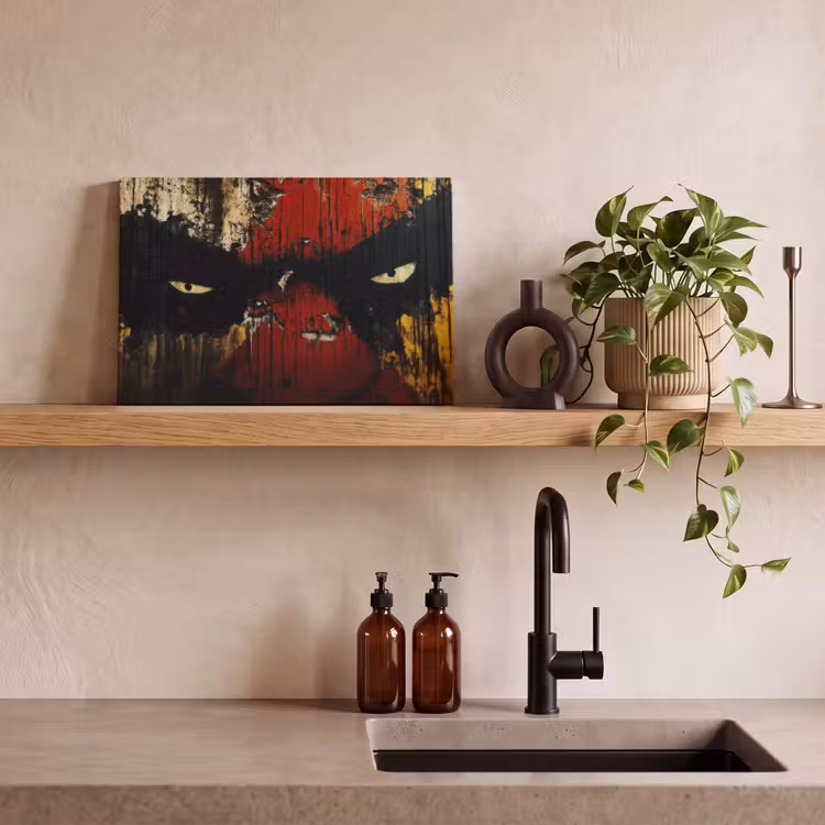 Canvas schilderij - Graffiti - Ogen - Abstract — 2