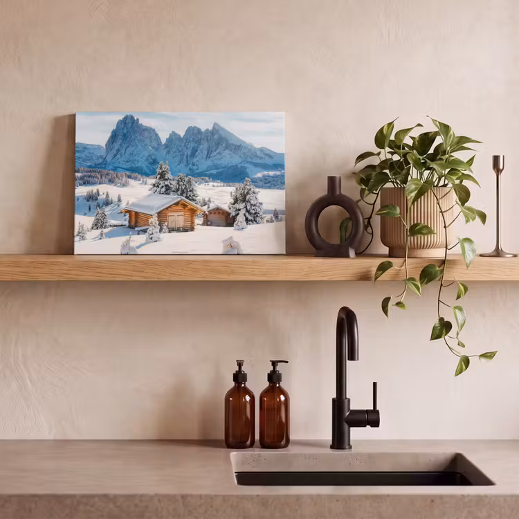 Canvas schilderij - Landschap - Winter - Sneeuw — 2