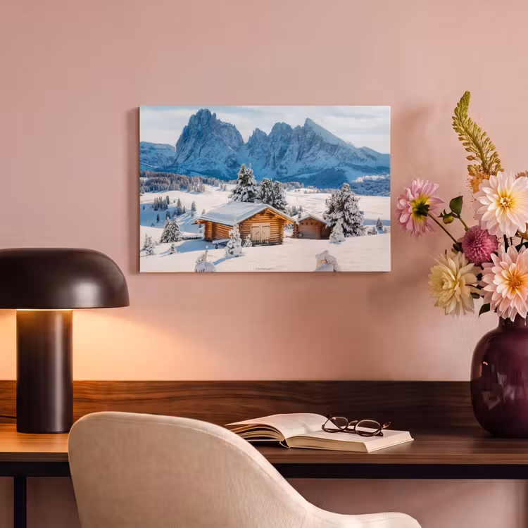 Canvas schilderij - Landschap - Winter - Sneeuw — 3