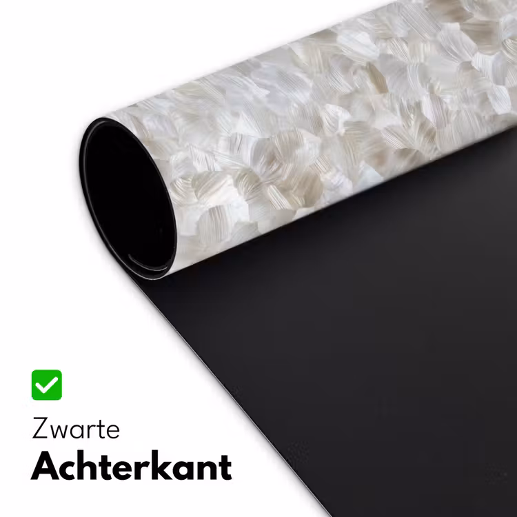 Bureau onderlegger - Wit - Penseelstreken - Reliëfeffect — 5