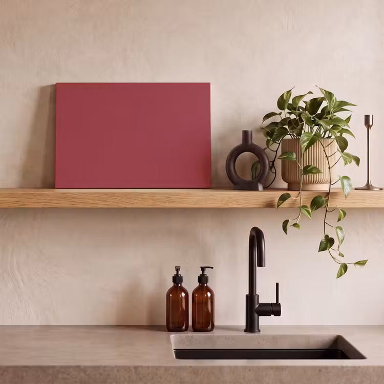Canvas schilderij - Antique - Ruby - Rood — 2