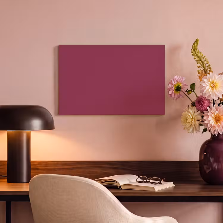 Canvas schilderij - Deep - Rasberry - Rood — 3