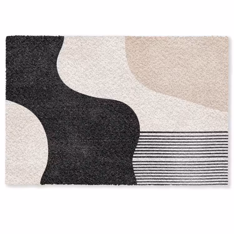 Deurmat - Abstract - Japandi - Beige - Modern — 1