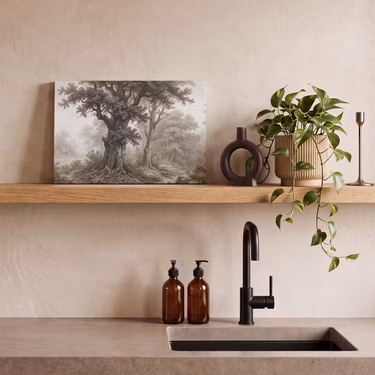 Canvas schilderij - Natuur - Bos - Eik — 2