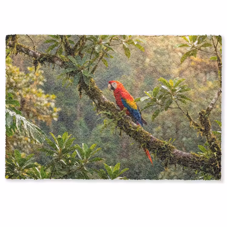 Deurmat - Ara - Jungle - Rood — 1