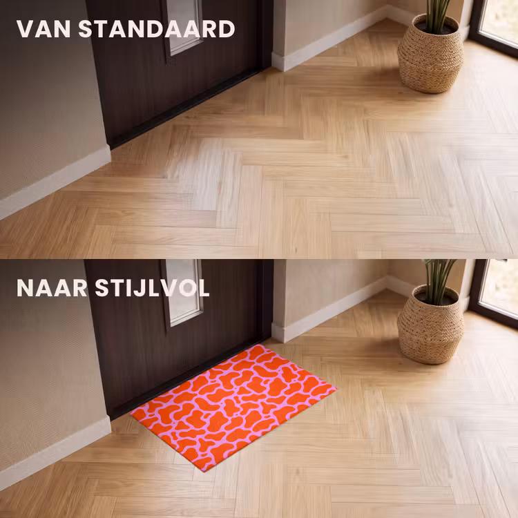 Deurmat - Vormen - Roze - Rood — 3