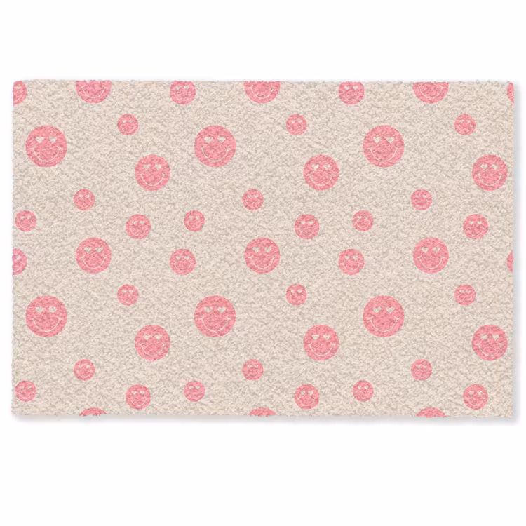 Deurmat - Smiley - Hart - Ogen - Patroon — 1