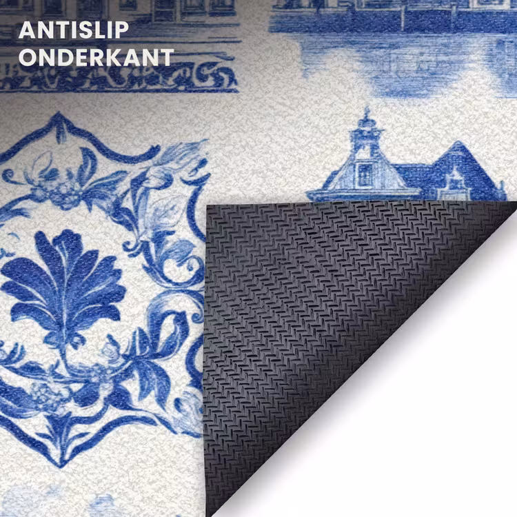 Deurmat - Huizen - Schepen - Blauw — 6