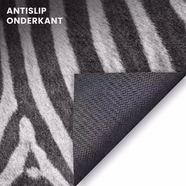 Deurmat - Zebra's - Zwart - Wit — 6