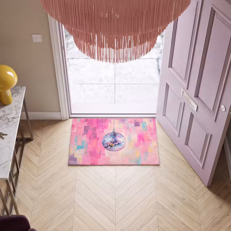 Deurmat - Discobal - Pink - Verf — 4