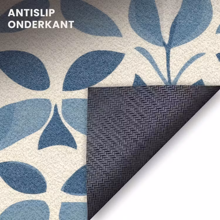 Deurmat - Flora - Modern - Blauw — 6