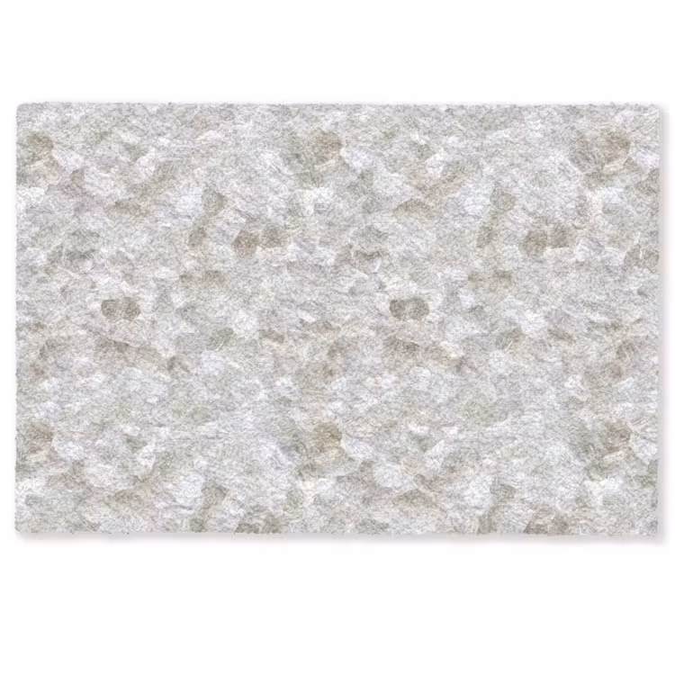 Deurmat - Wit - Penseelstreken - Reliëfeffect — 1