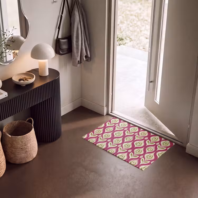 Deurmat - Retro - Floraal - Paars — 8