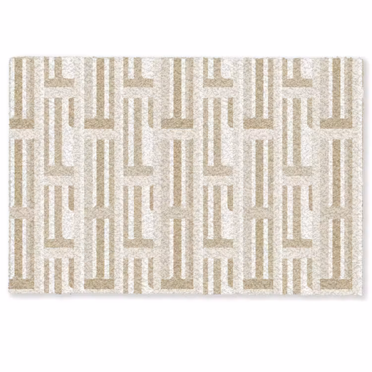 Deurmat - Modern - Geometrisch - Beige — 1