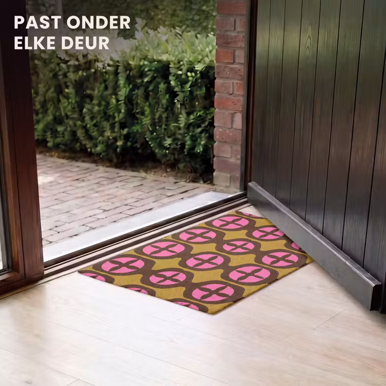 Deurmat - Modern - Patroon - Roze — 7