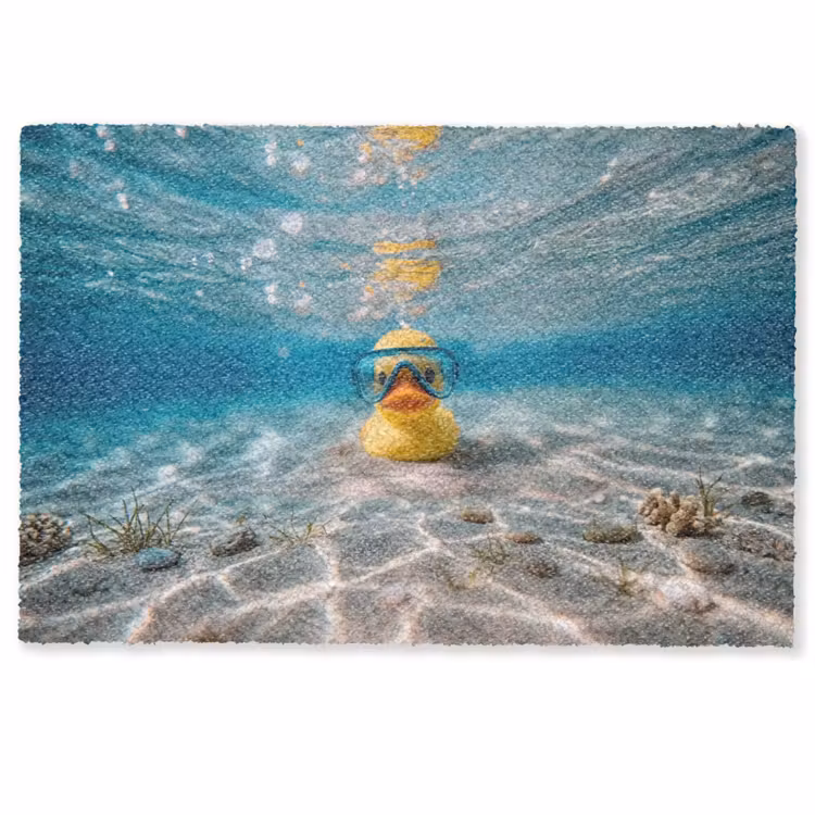 Deurmat - Duikbril - Eend - Water — 1