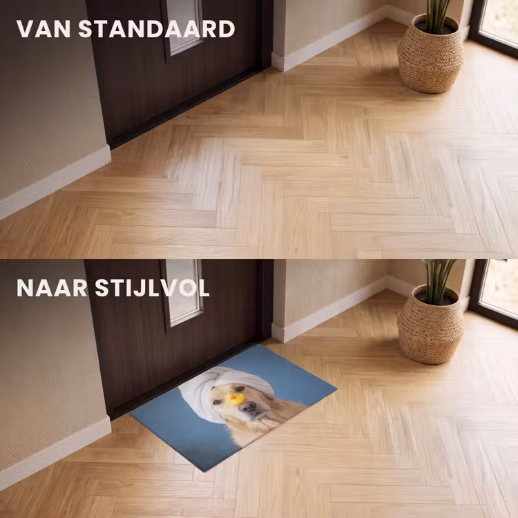 Deurmat - Hond - Badeend - Geel — 3