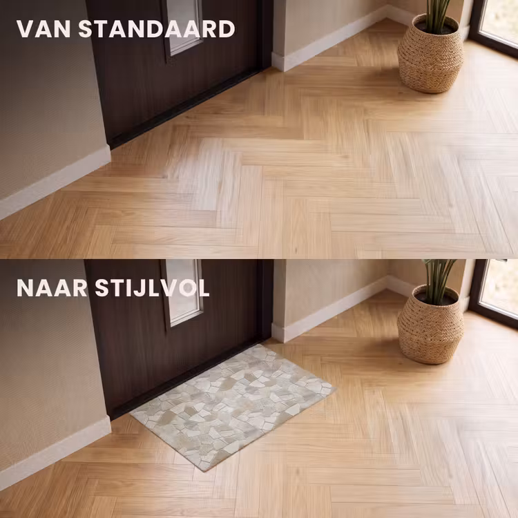 Deurmat - Mozaïek - Stenen - Beige — 3